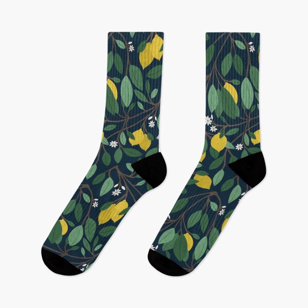 Item preview, Yellow Lemons & Blooming Branches designed and sold by spoonlessmarket.