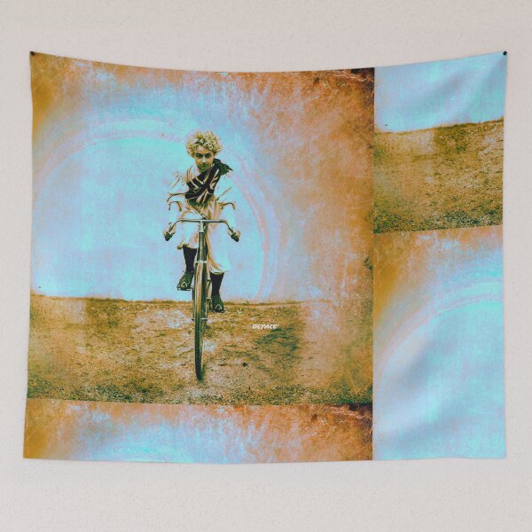 Item preview, Vintage 1896 Colorized Print of Female Bike Racer - dePace' designed and sold by mrpropcake.