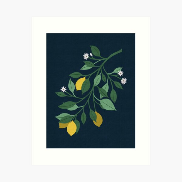 Item preview, Blooming Lemon Branch designed and sold by spoonlessmarket.