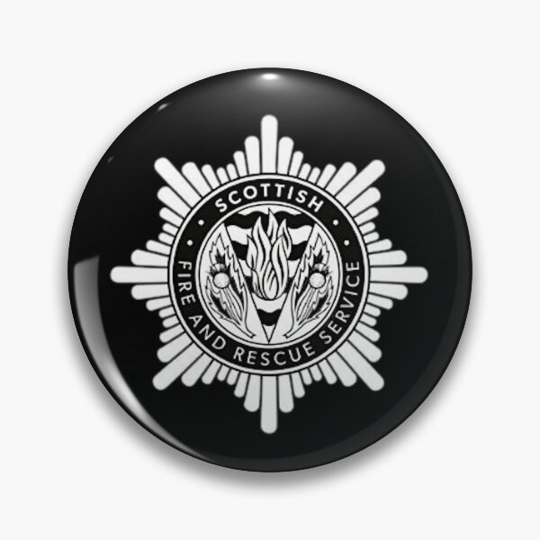 Item preview, Scottish Fire & Rescue Service Black & White - Logo designed and sold by RENAGADE4LYF.
