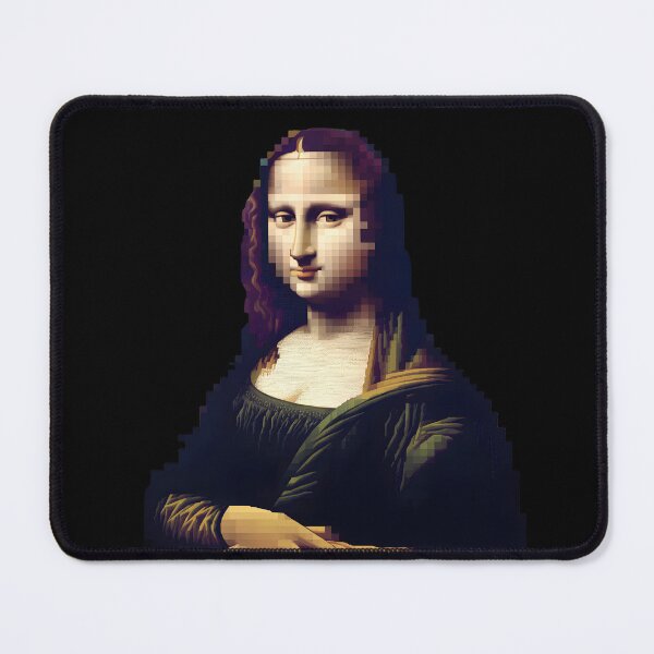 Item preview, Pixelated Mona Lisa: Digital Renaissance Remix designed and sold by Into The Rabbit Hole.