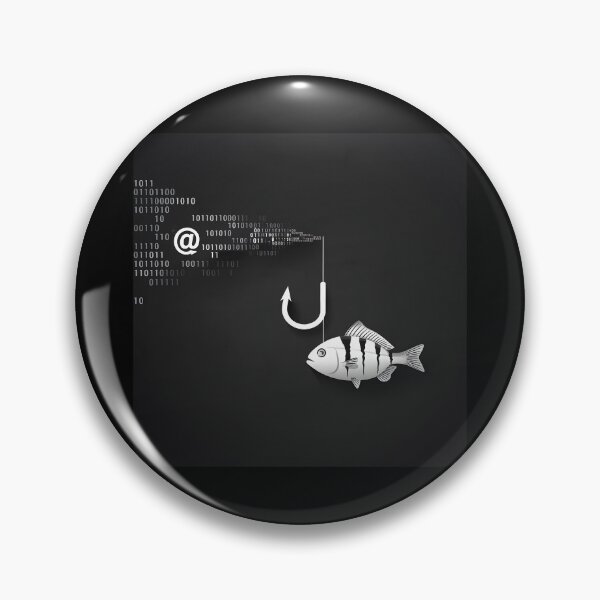 Item preview, Phishing Attack: Cybersecurity Awareness Art designed and sold by Into The Rabbit Hole.