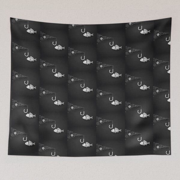 Item preview, Phishing Attack: Cybersecurity Awareness Art designed and sold by Into The Rabbit Hole.