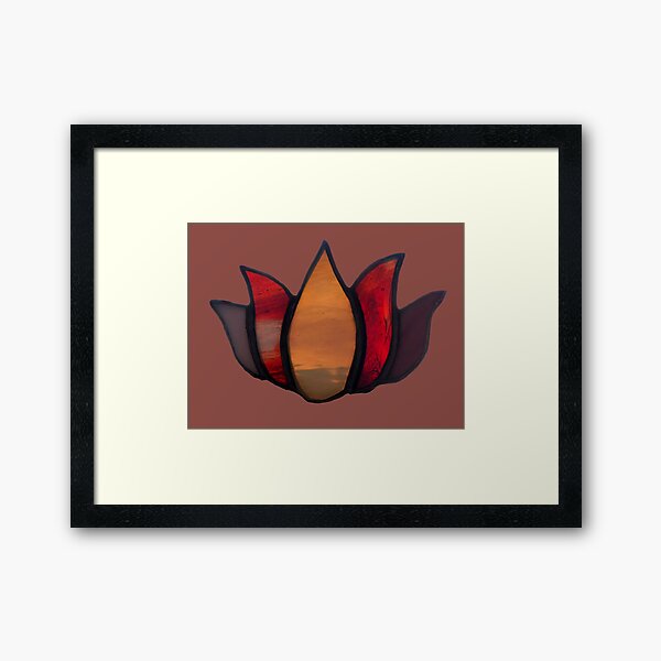 Item preview, Stained Glass Lotus designed and sold by Quillful.