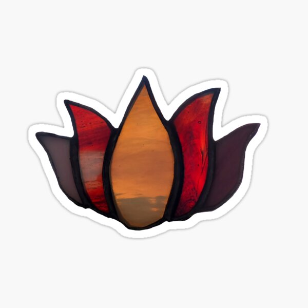Item preview, Stained Glass Lotus designed and sold by Quillful.
