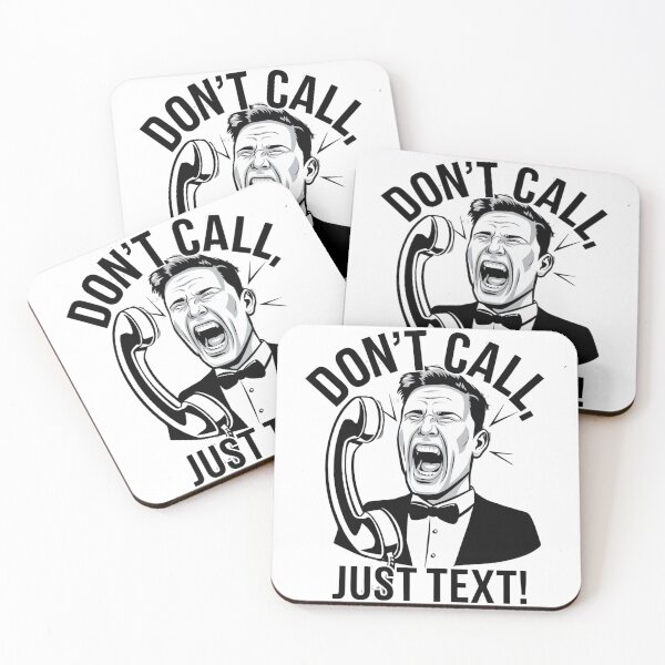 Item preview, Don't Call, Just Text! designed and sold by Ink And Inspire.