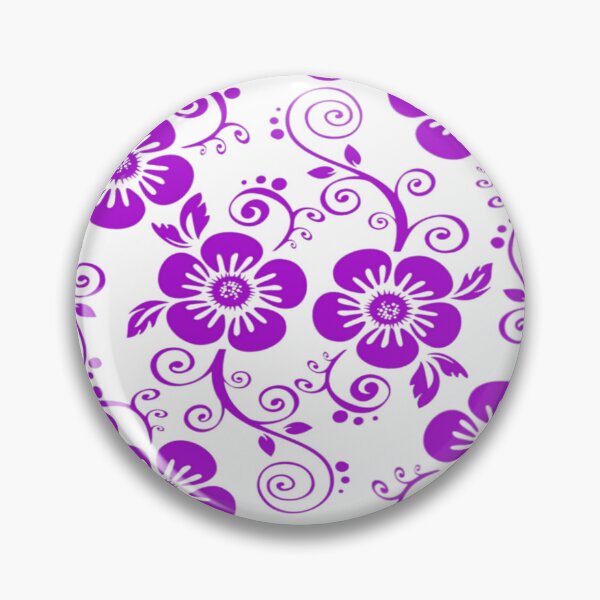 Item preview, Elegant Purple Floral Pattern designed and sold by adlkh.