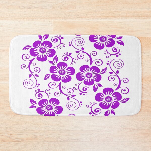 Item preview, Elegant Purple Floral Pattern designed and sold by adlkh.