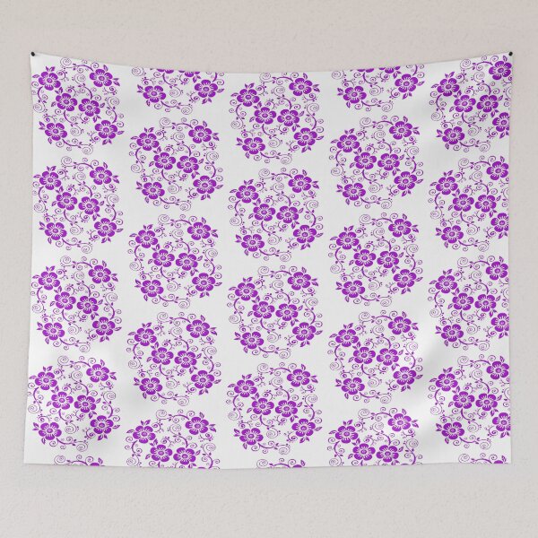 Item preview, Elegant Purple Floral Pattern designed and sold by adlkh.