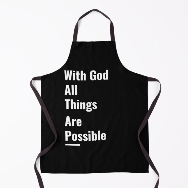 Item preview, With God all things are possible T-shirt designed and sold by PrintHorizonD.
