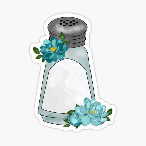 Vista previa del artículo con la obra «Salero floral», diseñado y vendido por spoonlessmarket.