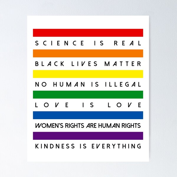 Item preview, Science is Real Black Lives Matter designed and sold by BOBSMITHHHHH.