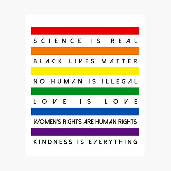 Item preview, Science is Real Black Lives Matter designed and sold by BOBSMITHHHHH.