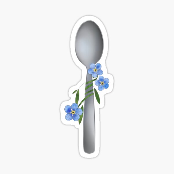 Artikel-Vorschau von Vergissmeinnicht-Löffel, designt und verkauft von spoonlessmarket.