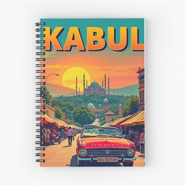 Item preview, Digital Retro Pop Art Poster of Kabul | Vintage Cityscape Design | Colorful Pop Art Style | Kabul Urban designed and sold by PaintedPixels01.
