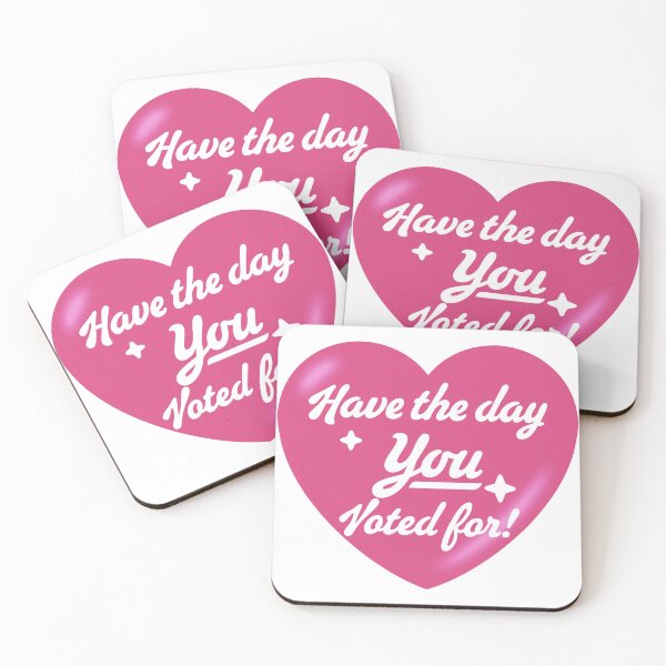 Item preview, Have The Day You Voted For - heart designed and sold by Geckoco.