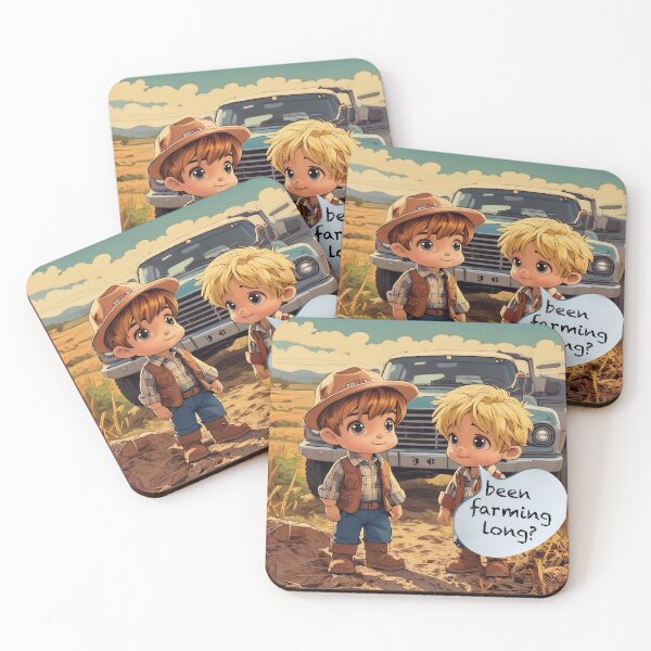 Item preview, Been farming long - rural art designed and sold by ArtPixs.