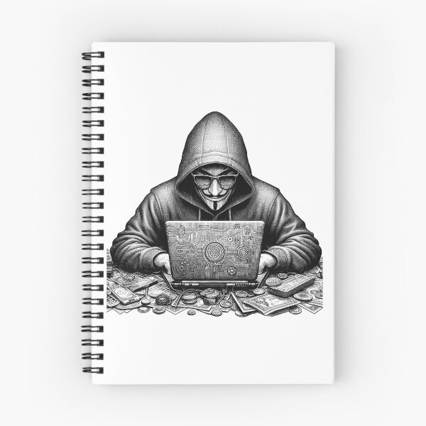Item preview, Mysterious Hacker Masked and Hooded designed and sold by NTGUILTY.