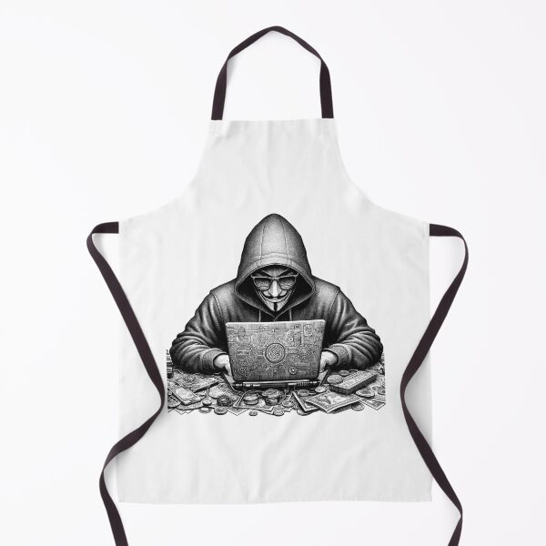 Item preview, Mysterious Hacker Masked and Hooded designed and sold by NTGUILTY.
