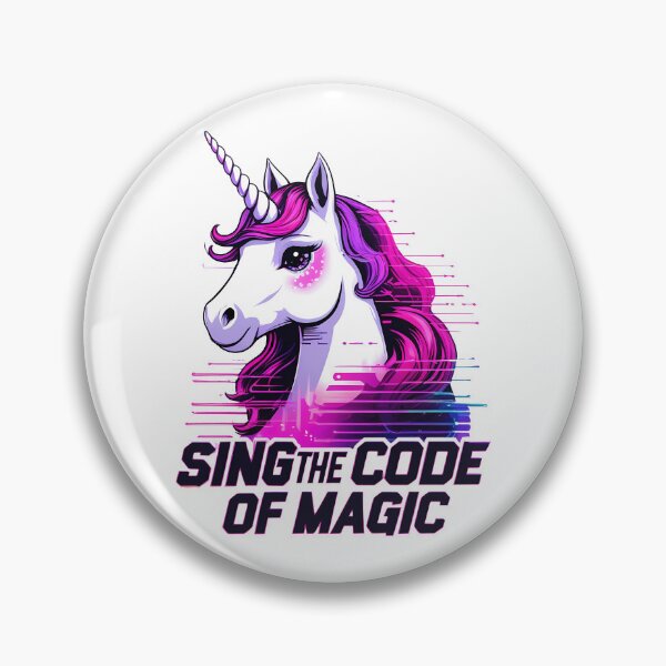 Item preview, Sing the Code of Magic Unicorn designed and sold by zoughlal.