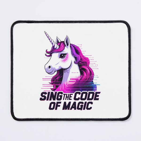 Item preview, Sing the Code of Magic Unicorn designed and sold by zoughlal.