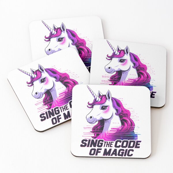 Item preview, Sing the Code of Magic Unicorn designed and sold by zoughlal.
