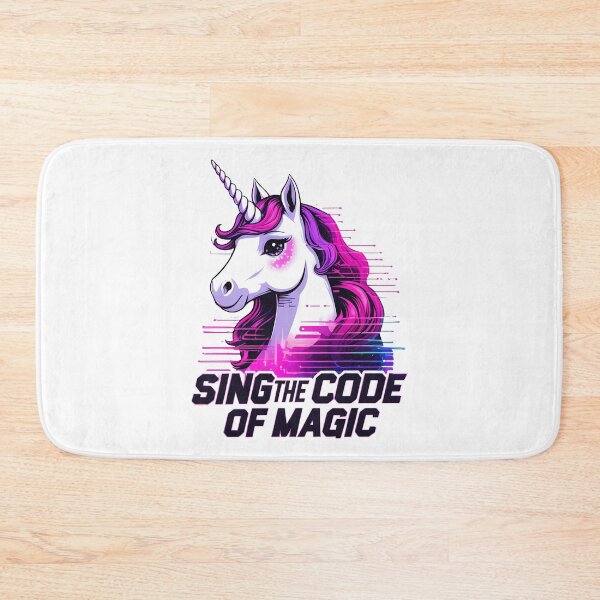 Item preview, Sing the Code of Magic Unicorn designed and sold by zoughlal.