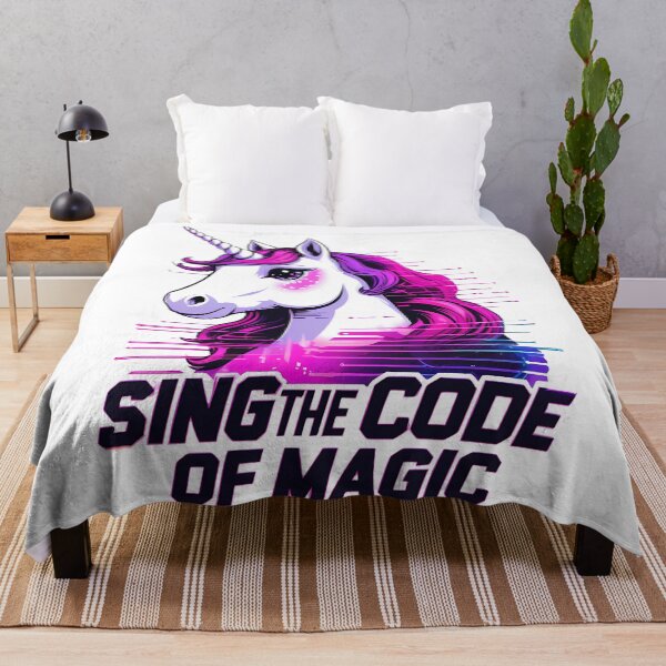 Item preview, Sing the Code of Magic Unicorn designed and sold by zoughlal.