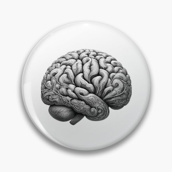 Item preview, Labeled Brain Diagram  designed and sold by NTGUILTY.