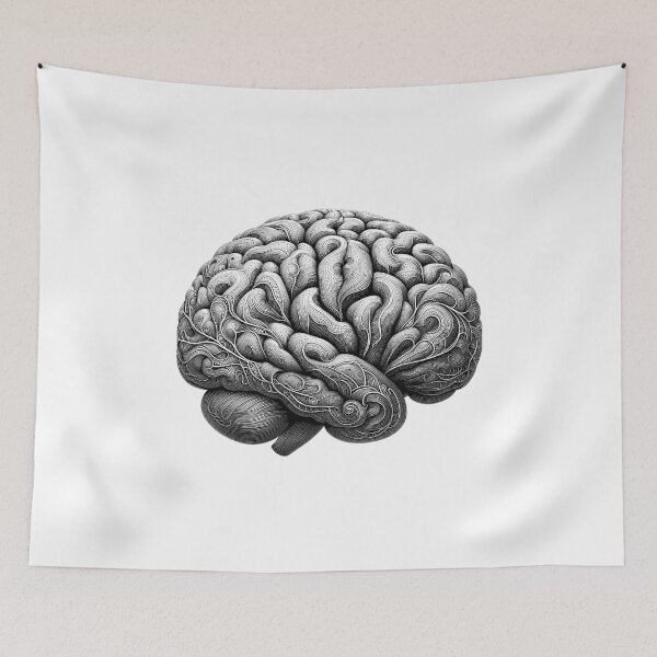 Item preview, Labeled Brain Diagram  designed and sold by NTGUILTY.