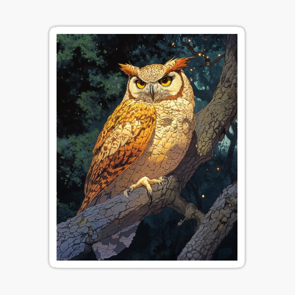 Item preview, Owl in Twilight designed and sold by PalmettoPrintCo.