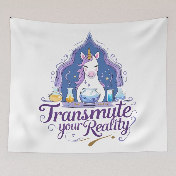 Item preview, Transmute Your Reality Unicorn designed and sold by zoughlal.