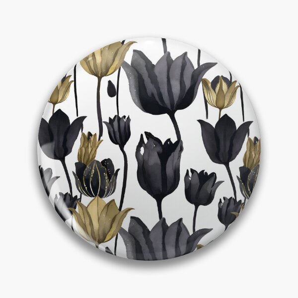 Item preview, Gold and black tulips designed and sold by Gioia-JJ.
