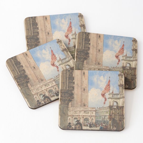 Item preview, Romantic view of St. Mark's Square, Venice designed and sold by AnimaliaStar.