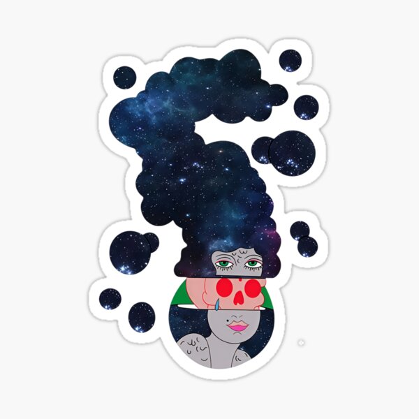 Item preview, Surreal cosmic mind | Psychedelic and space art designed and sold by Compotica27.