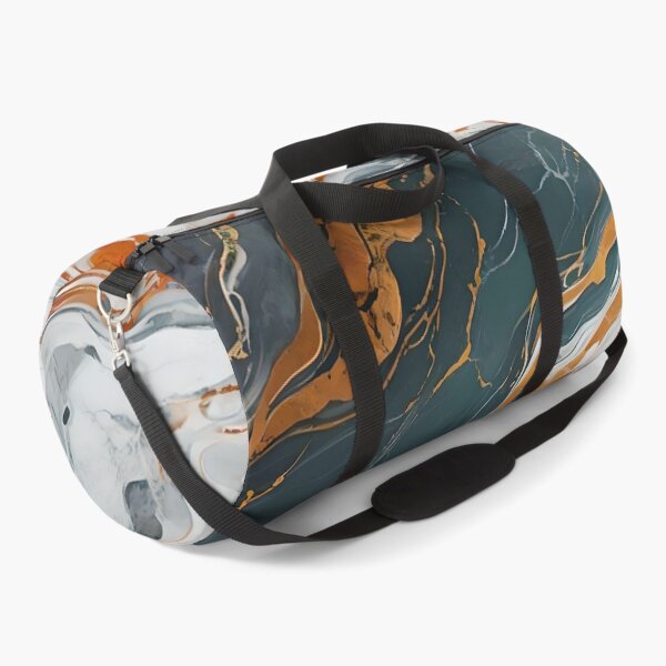 Item preview, Marbling Gray Curves With Orange designed and sold by Ciervo Primavera.
