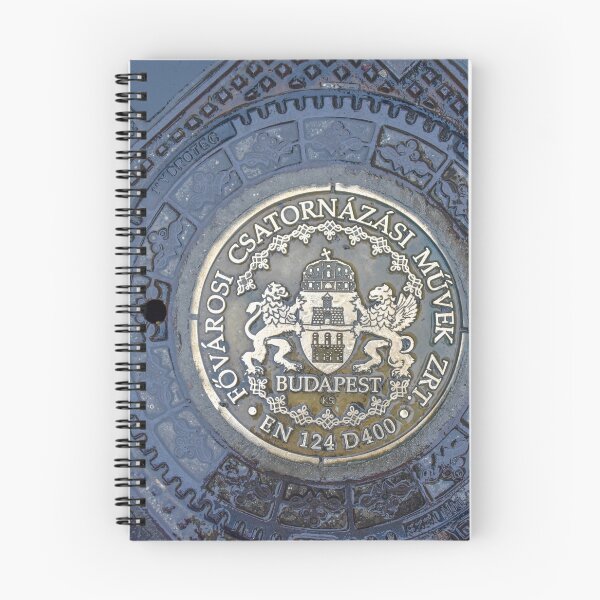 Item preview, Budapest Coat of Arms on a Manhole Cover designed and sold by Catherine Sherman.