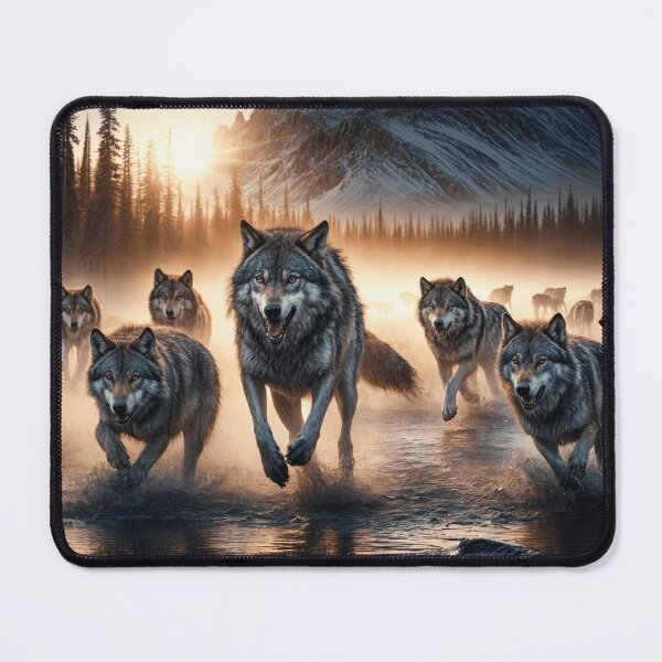 Item preview, WOLVES HUNTING PREY designed and sold by origingallery.