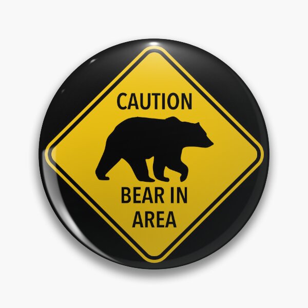 Artikelvorschau, Caution: Bear in Area (yellow) entworfen und verkauft von Thelittlelord.