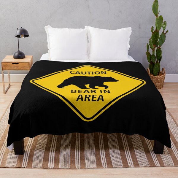 Artikelvorschau, Caution: Bear in Area (yellow) entworfen und verkauft von Thelittlelord.