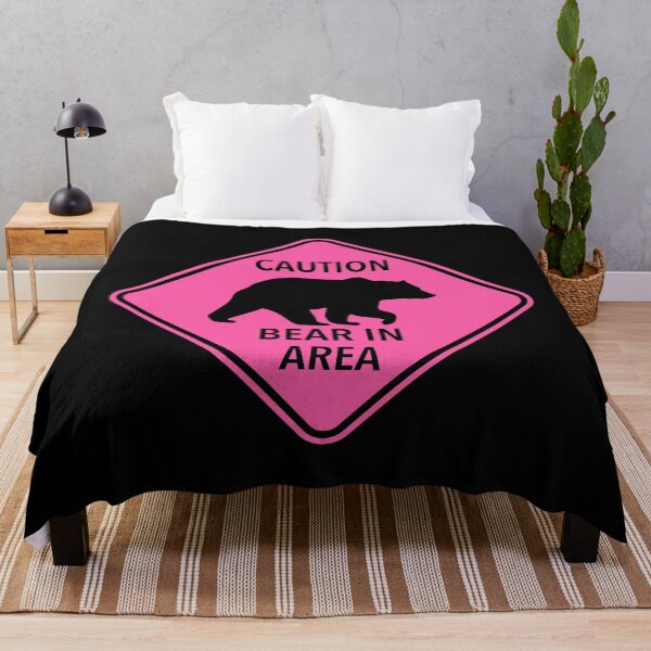 Artikelvorschau, Caution: Bear in Area (pink) entworfen und verkauft von Thelittlelord.