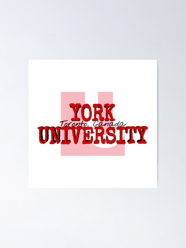 York University Poster By Staceyxoxo Redbubble