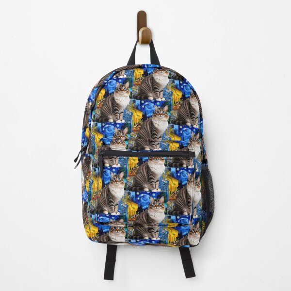 Item preview, Ragdoll Cat in Van Gogh's Café Terrace at Night – Artistic Feline Dream designed and sold by Fredster1966.