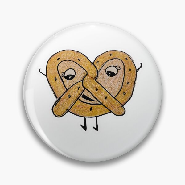 Item preview, Pretzel cartoon that I drew. designed and sold by Raineylanes.