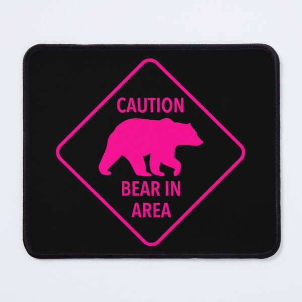 Artikelvorschau, Caution: Bear in Area (hot pink 2) entworfen und verkauft von Thelittlelord.
