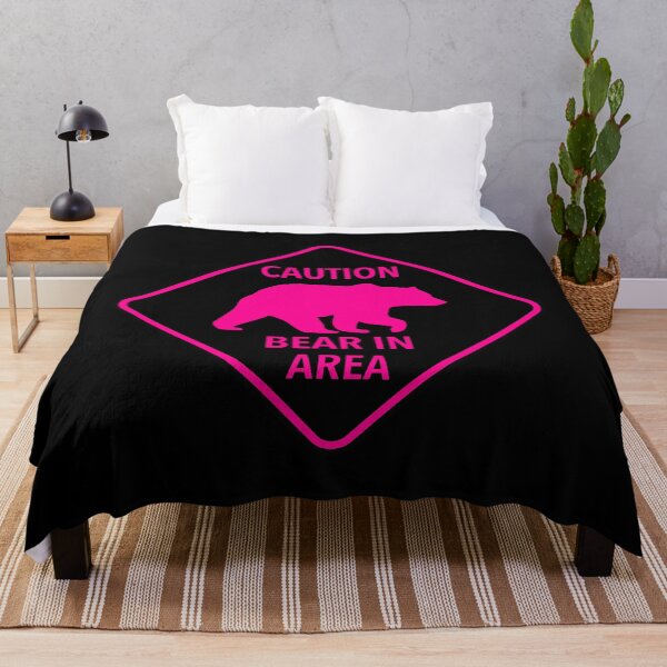 Artikelvorschau, Caution: Bear in Area (hot pink 2) entworfen und verkauft von Thelittlelord.
