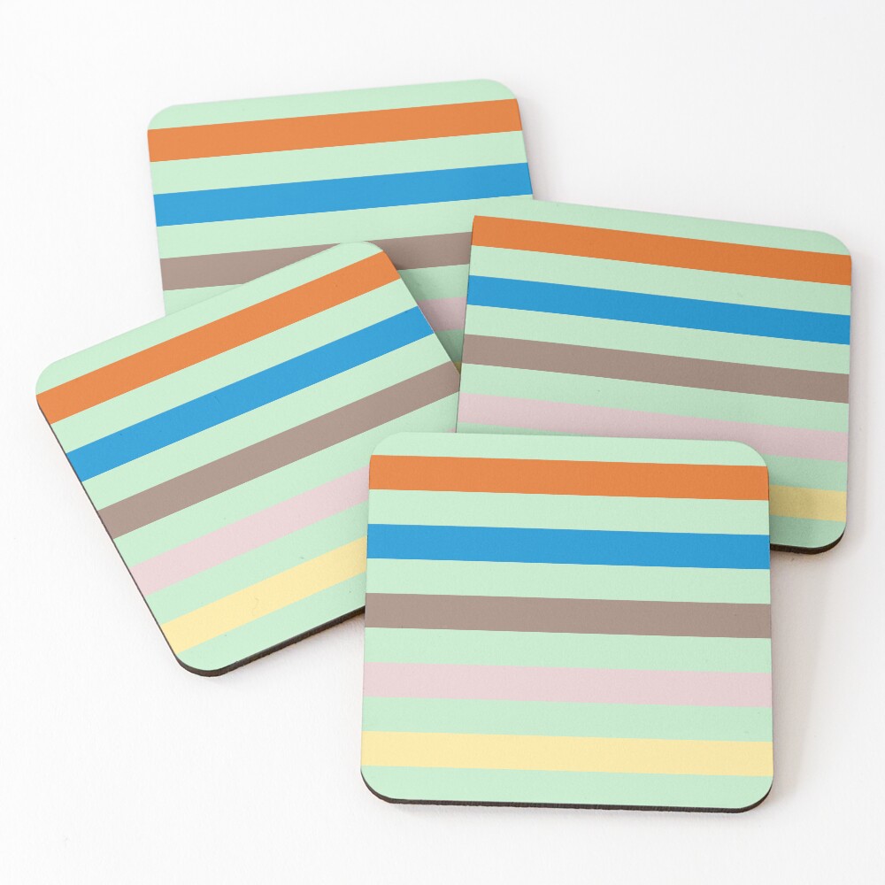 Item preview, Coasters (Set of 4) designed and sold by BubbleGalaxy.