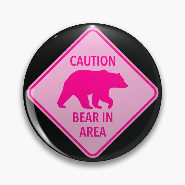 Artikelvorschau, Caution: Bear in Area (pinky pink) entworfen und verkauft von Thelittlelord.