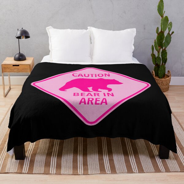 Artikelvorschau, Caution: Bear in Area (pinky pink) entworfen und verkauft von Thelittlelord.