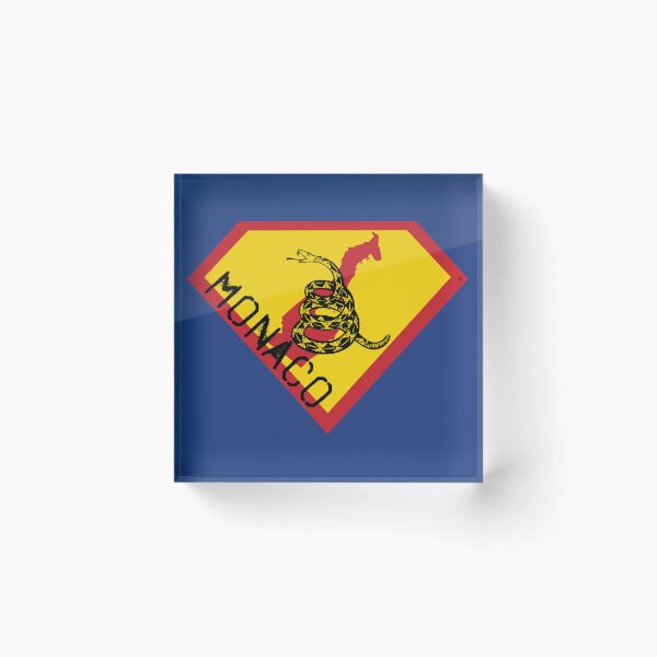 Item preview, Monegasque SHIELD - Freedom Is The Superpower - Gadsden Snake Flag - Dont Tread On Me SUPERHERO MONACO spellout design designed and sold by pelagio.
